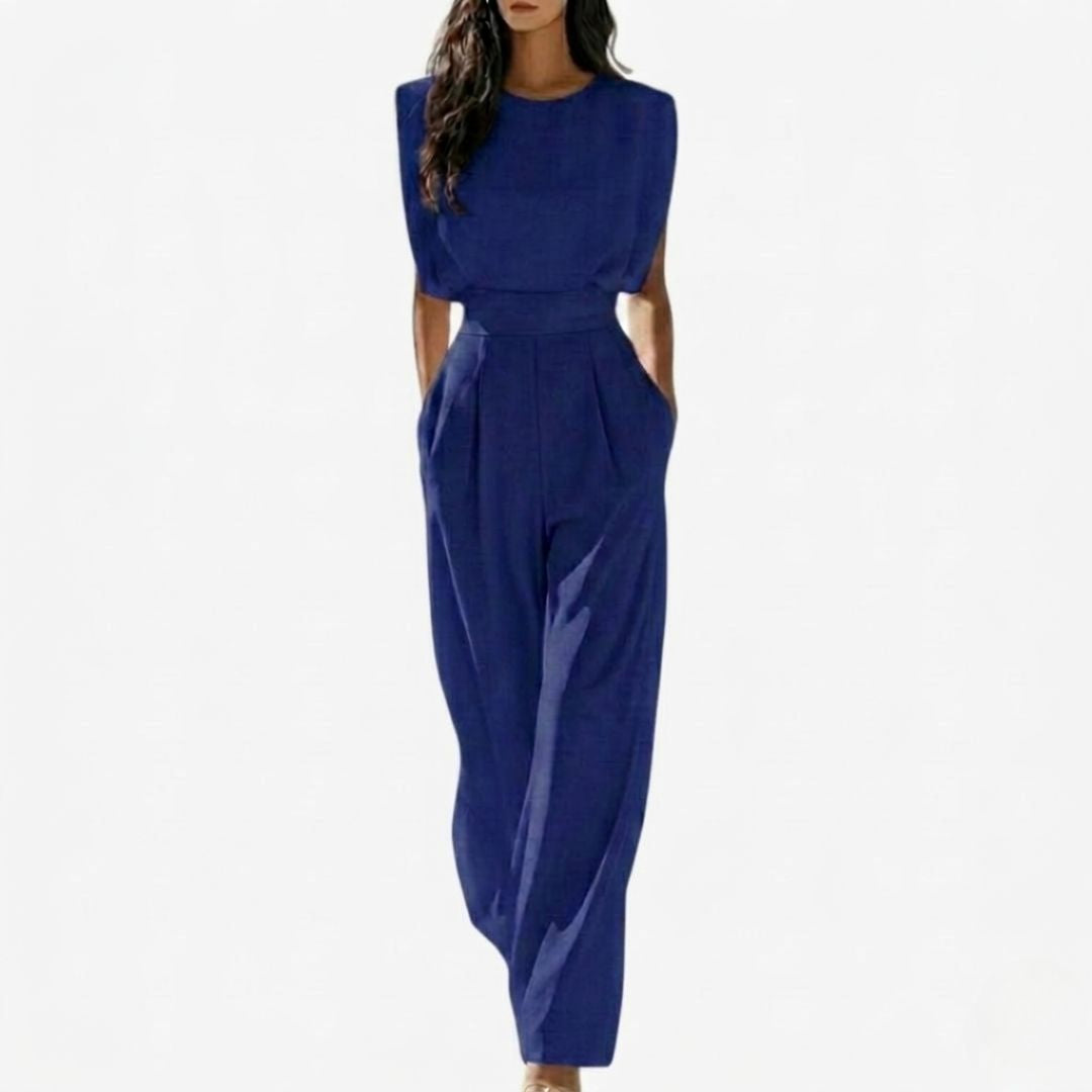 Isabeau™ Jumpsuit with waist - Eliza-Warszawa
