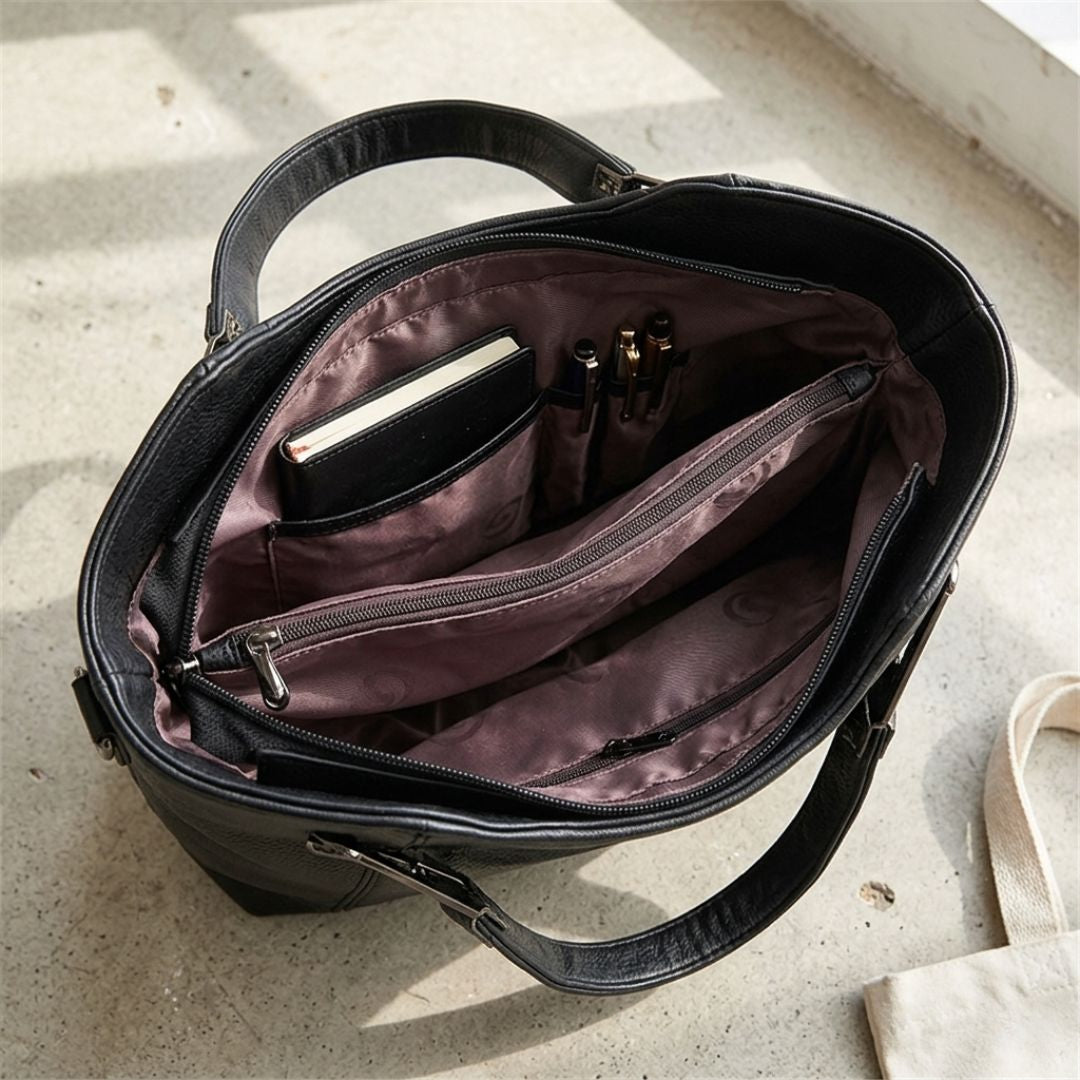 Sienna™ | Leather Handbag - Eliza-Warszawa