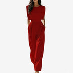 Isabeau™ Jumpsuit with waist - Eliza-Warszawa