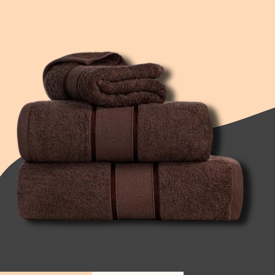 Brown Plush Towel - Turkish Series 23