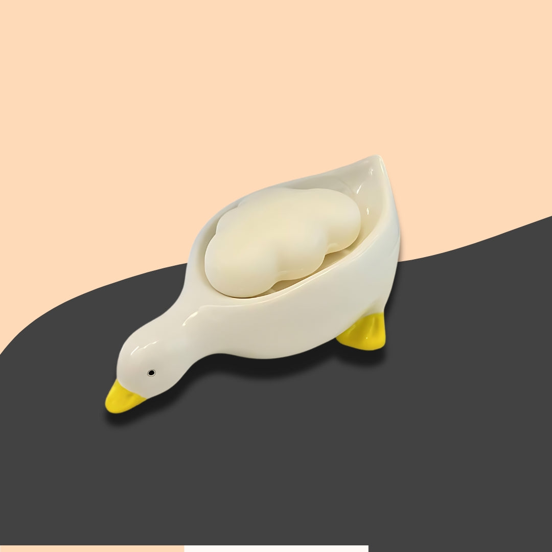 Duck soap holder