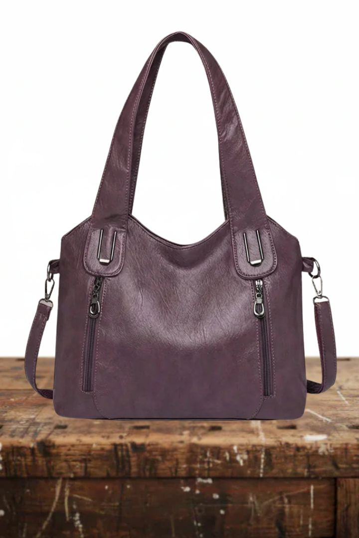 Skylar Leather Handbag - Eliza-Warszawa