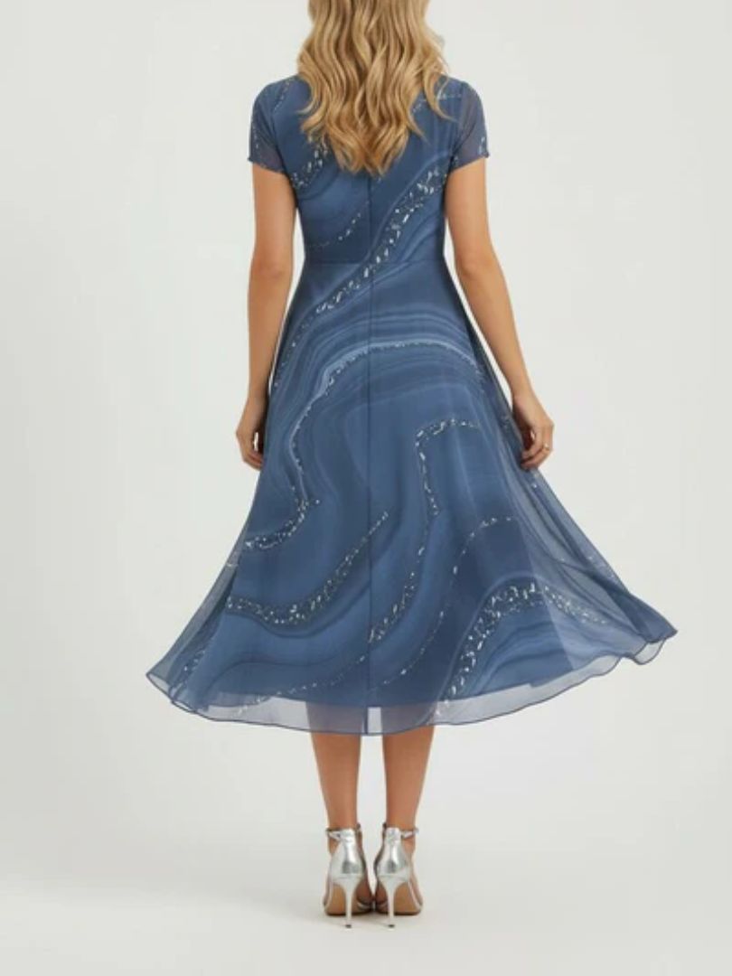 Stacey™ | Flowing Midi Dress - Eliza-Warszawa