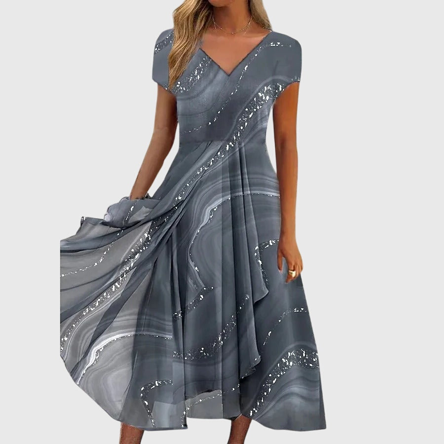 Stacey™ | Flowing Midi Dress - Eliza-Warszawa