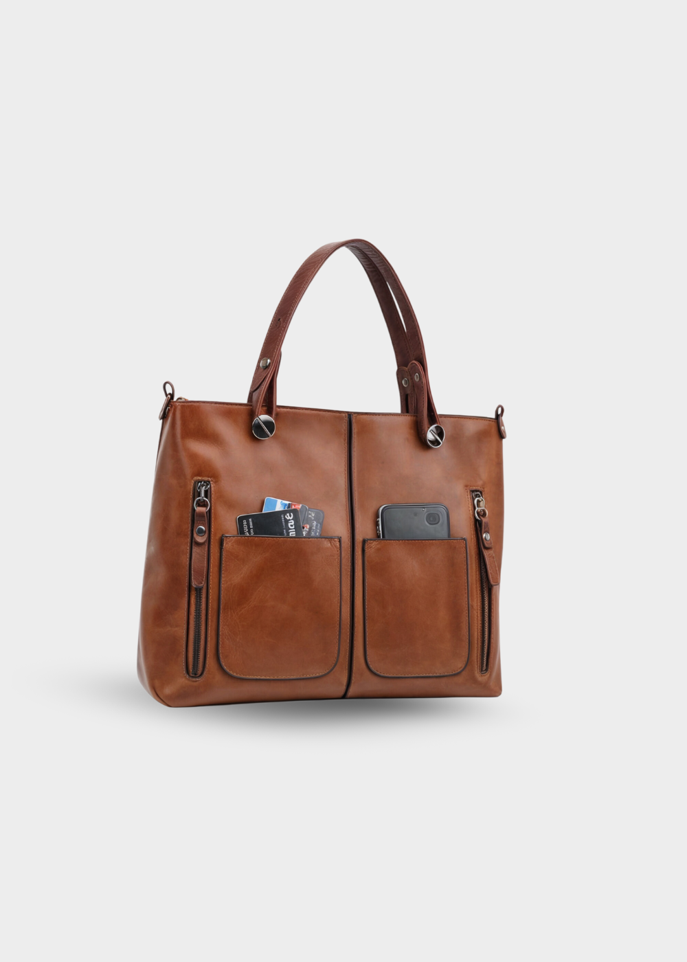 Alexa Signature Shoulder Bag (Vegan) - Eliza-Warszawa