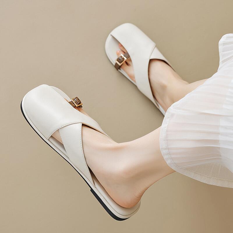 Alina Slide Sandal - Eliza-Warszawa