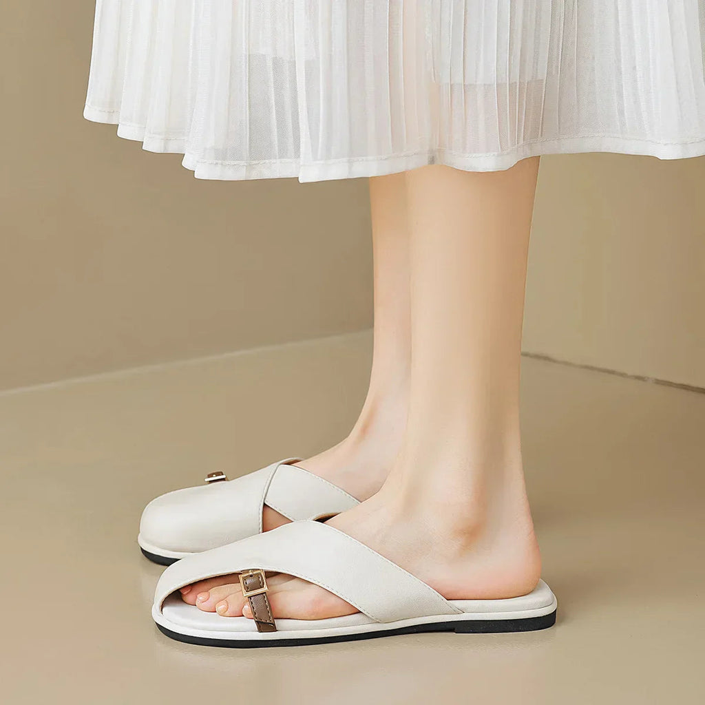 Alina Slide Sandal - Eliza-Warszawa