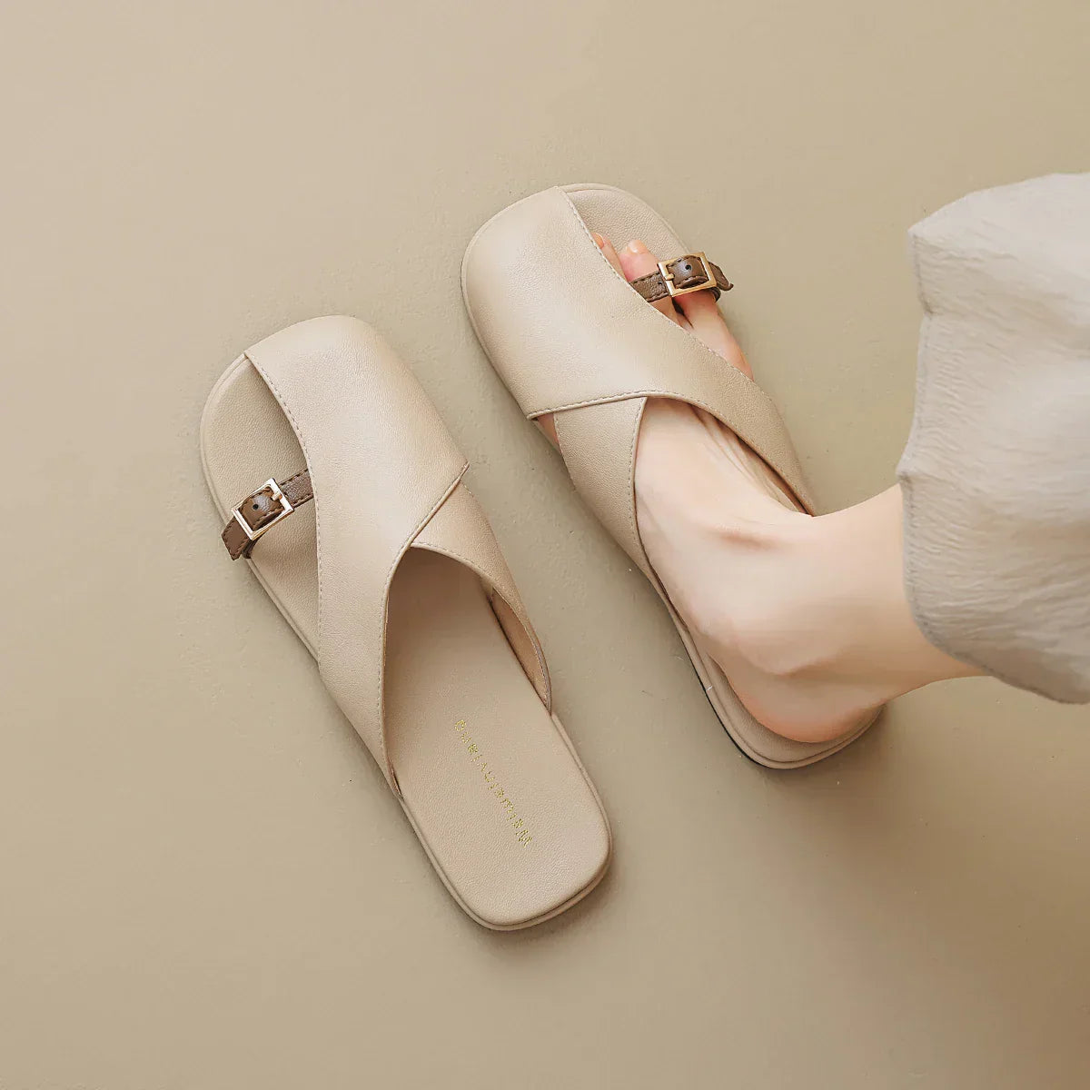 Alina Slide Sandal - Eliza-Warszawa