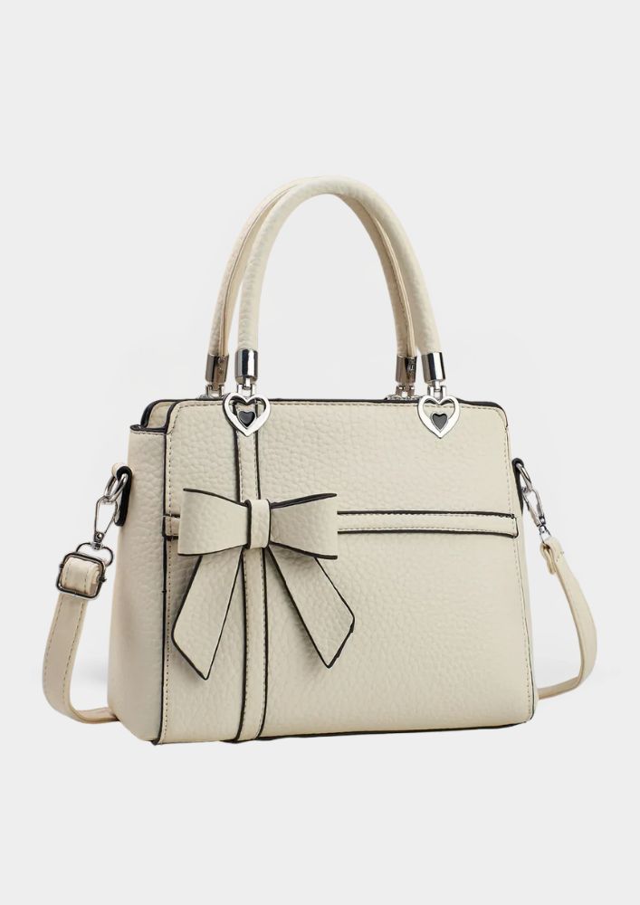 Amara Heart Bag with Bow - Eliza-Warszawa