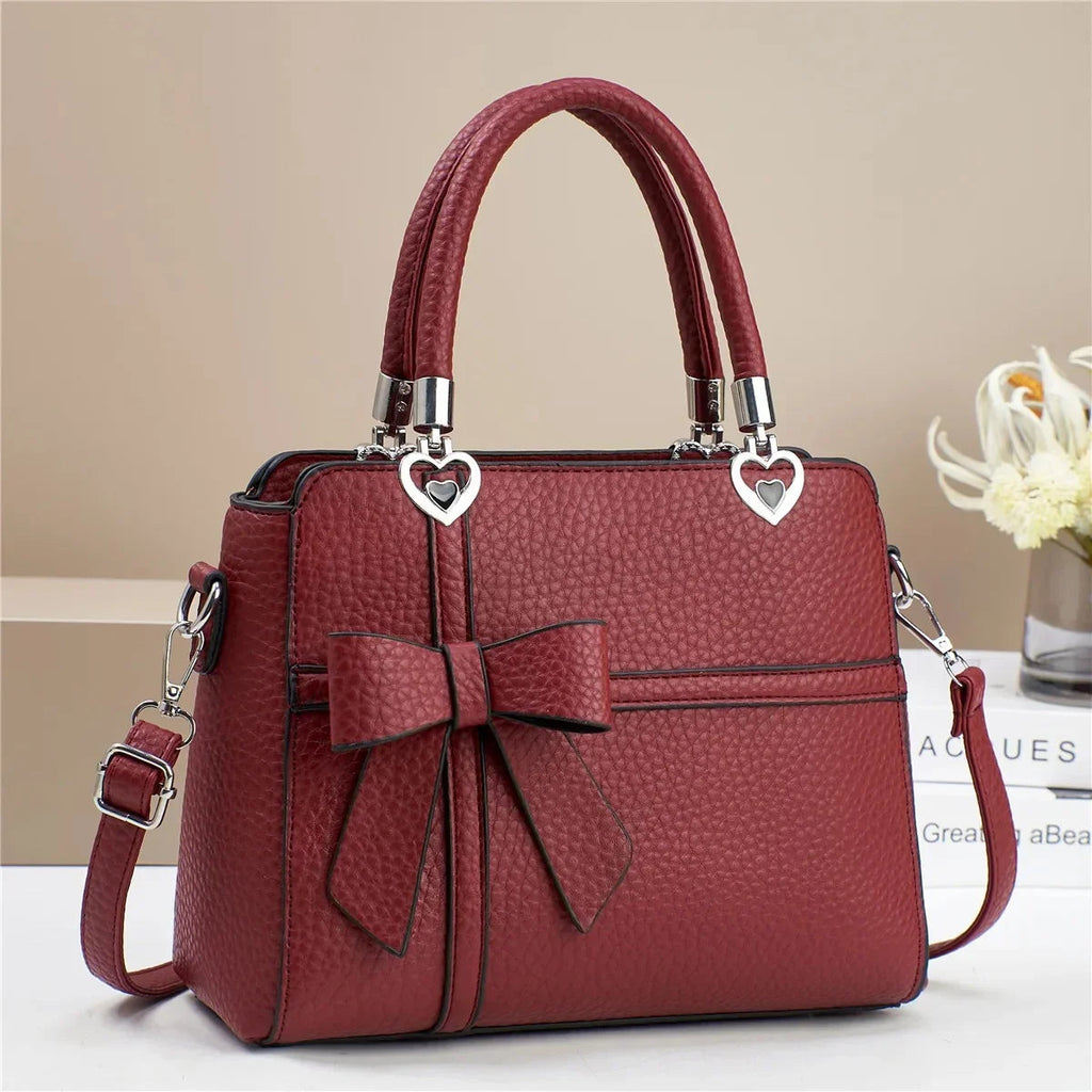 Amara Heart Bag with Bow - Eliza-Warszawa