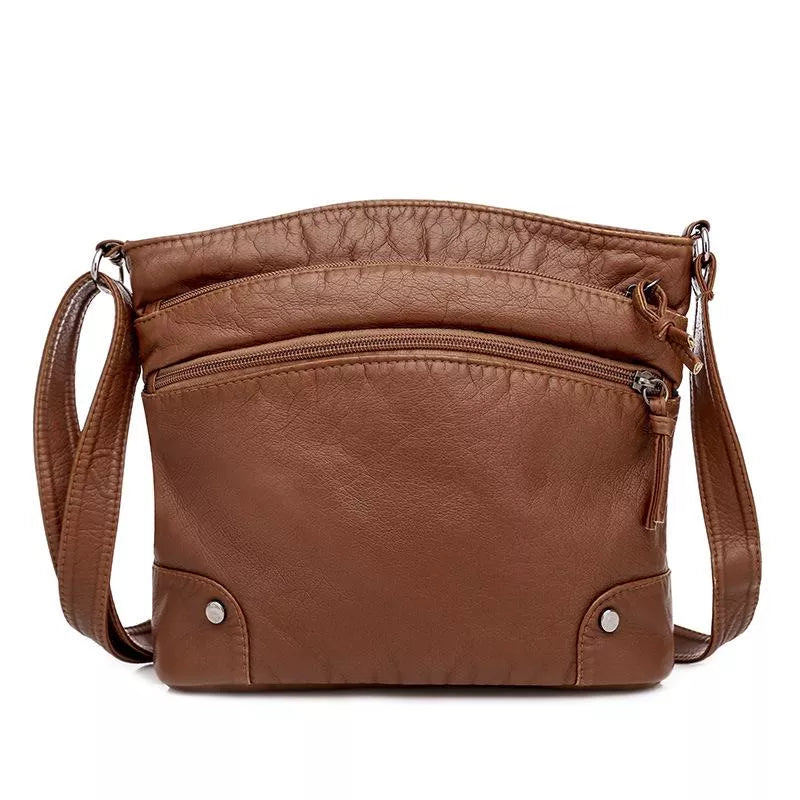 Anna™ - Stylish Leather Shoulder Bag - Eliza-Warszawa