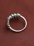 Antique Green Leaf Ring - Eliza-Warszawa