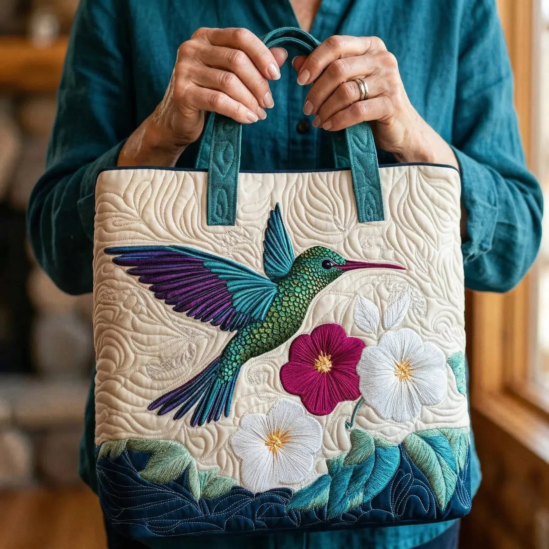 Ariella | Handmade quilted everyday bag - Eliza-Warszawa