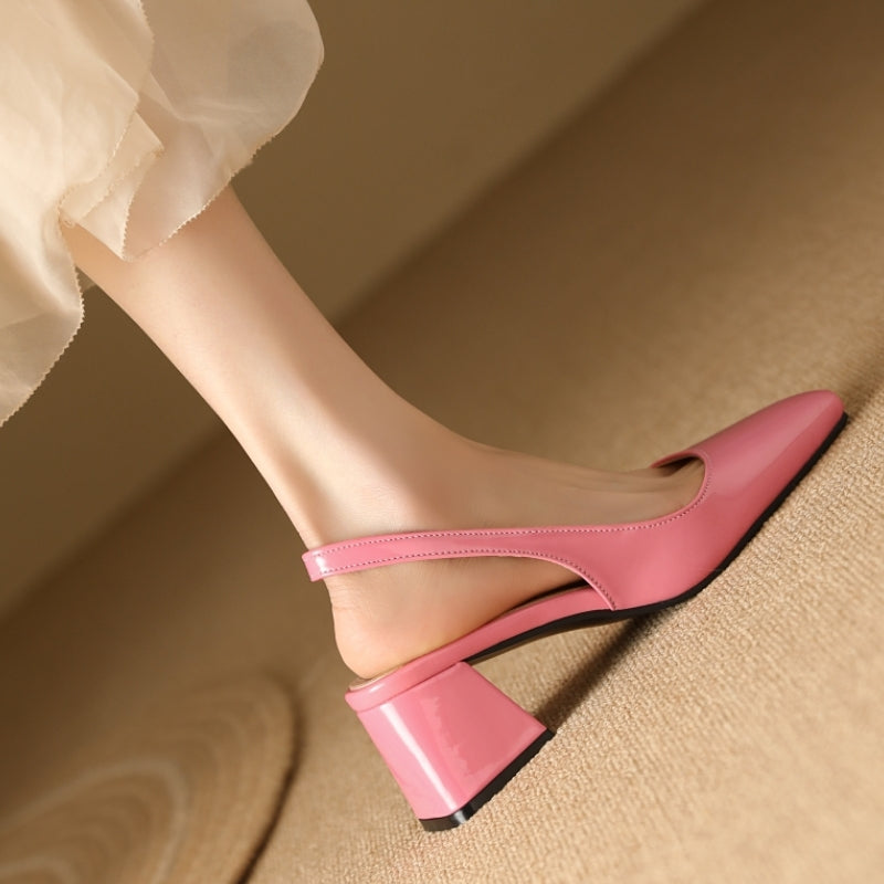 Astoria Block Slingbacks - Eliza-Warszawa