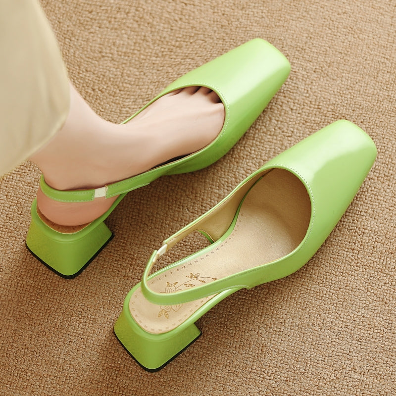 Astoria Block Slingbacks - Eliza-Warszawa