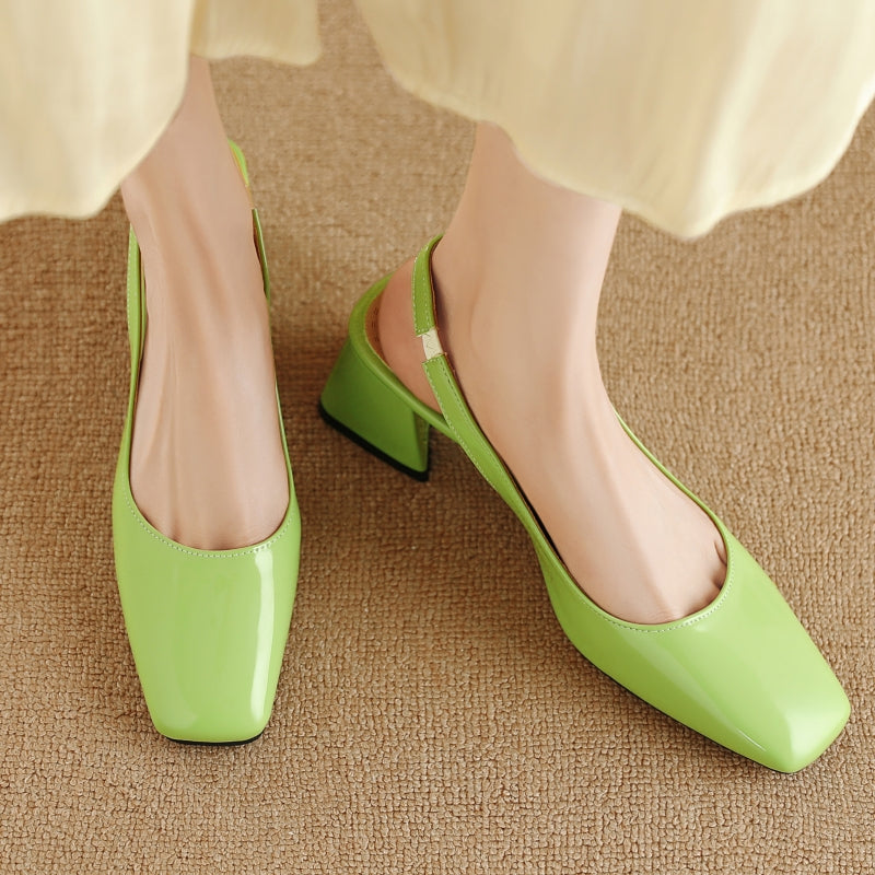 Astoria Block Slingbacks - Eliza-Warszawa
