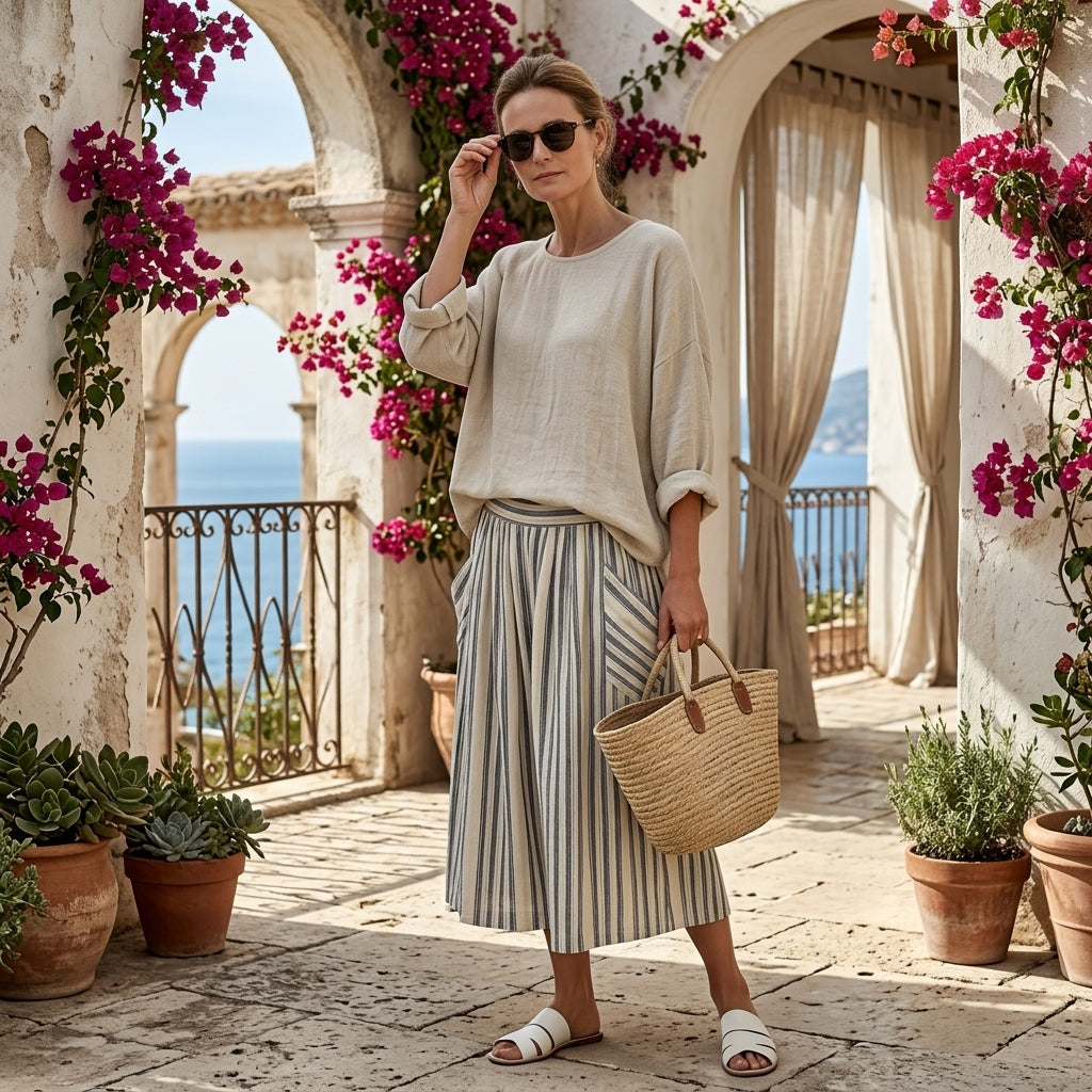 Aurora | Blouse And Skirt Set - Eliza-Warszawa