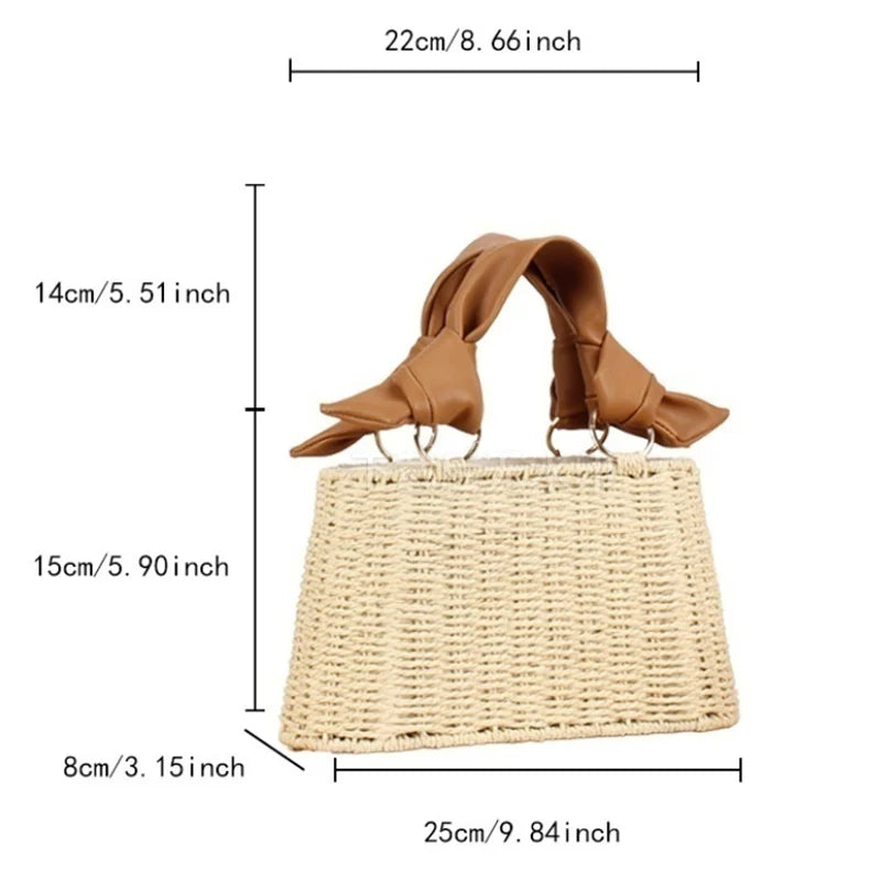 Ava Rae Wicker Bag - Eliza-Warszawa