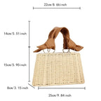 Ava Rae Wicker Bag - Eliza-Warszawa