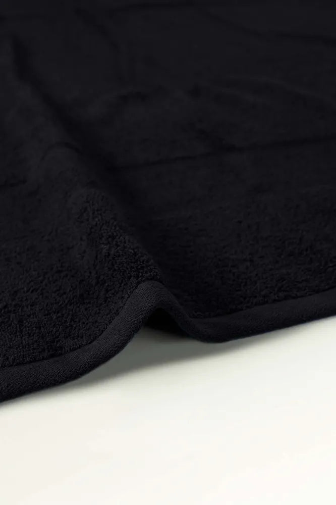 Black Plush Towel - Turkish Series 25