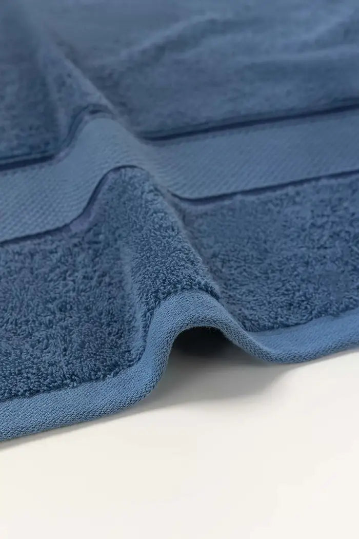 Blue Plush Towel - Turkish Series 23