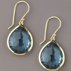 Blue Crystal Retro Drops