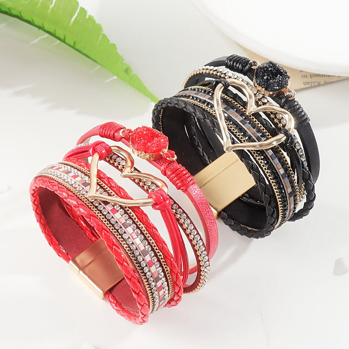 Bohemian Multi-Layer Leather Bracelet