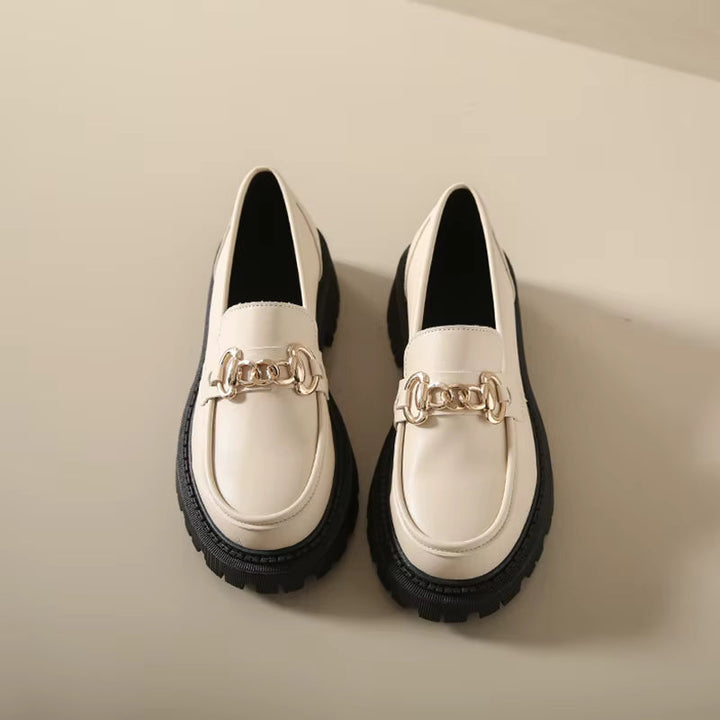 Bristol Leather Lug Sole Loafer - Eliza-Warszawa