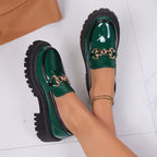 Bristol Leather Lug Sole Loafer - Eliza-Warszawa