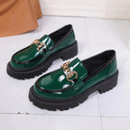 Bristol Leather Lug Sole Loafer - Eliza-Warszawa