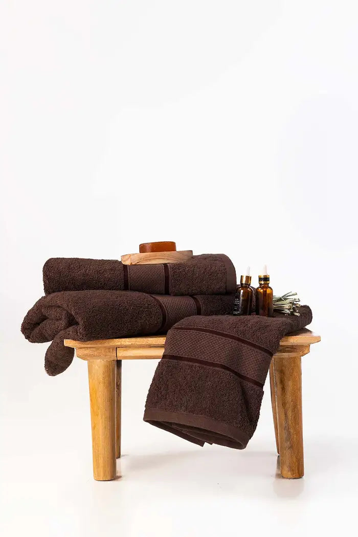 Brown Plush Towel - Turkish Series 23