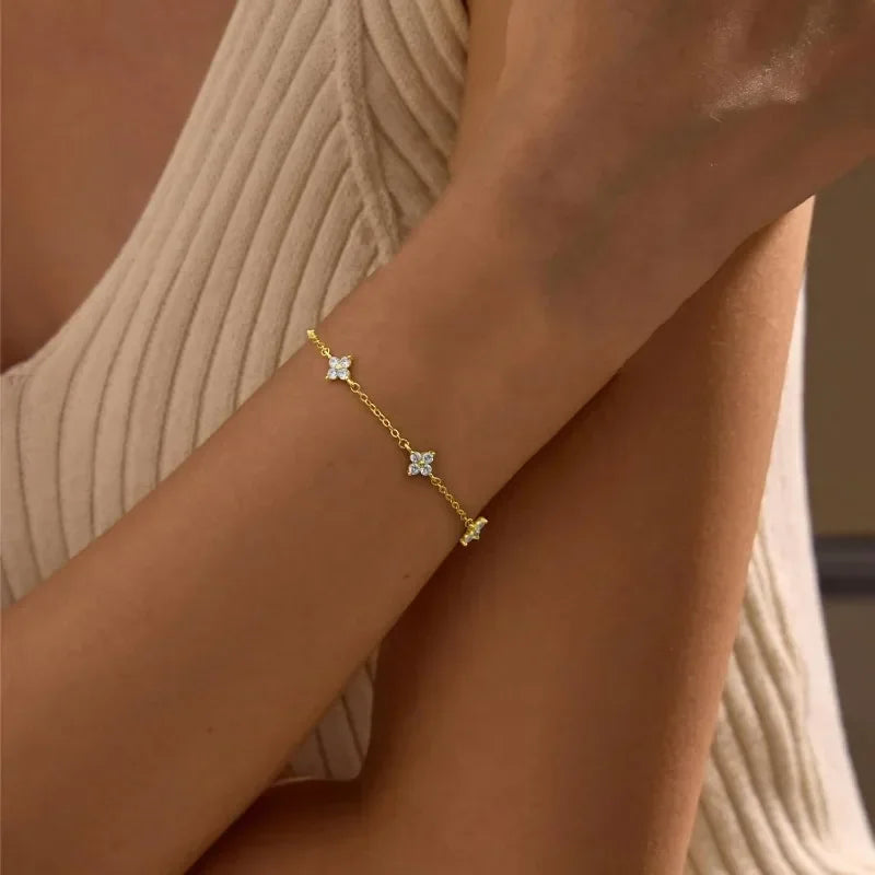 Butterfly Crystal Bracelet - Eliza-Warszawa