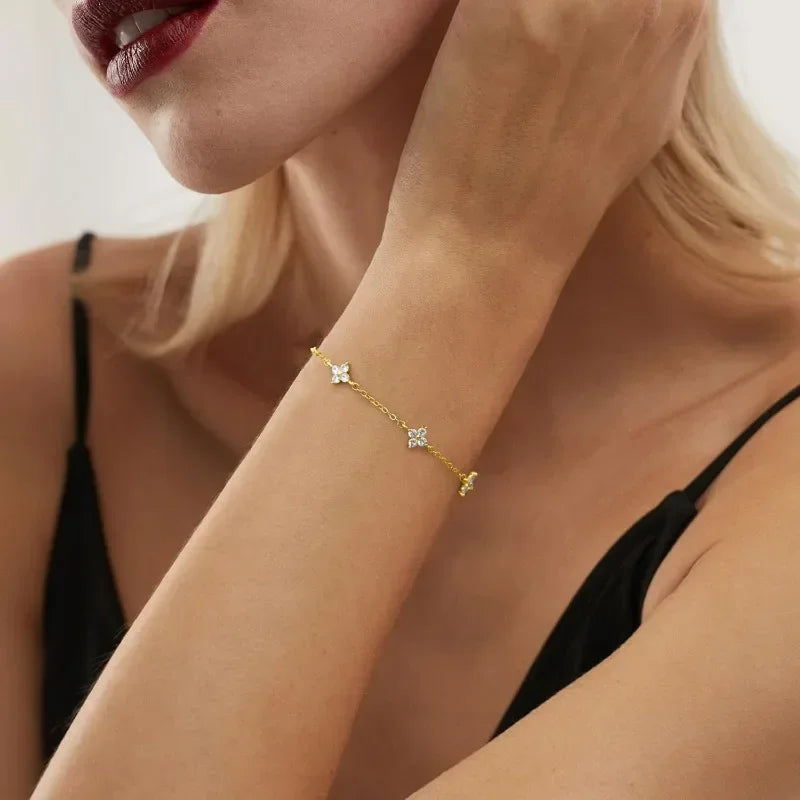 Butterfly Crystal Bracelet - Eliza-Warszawa