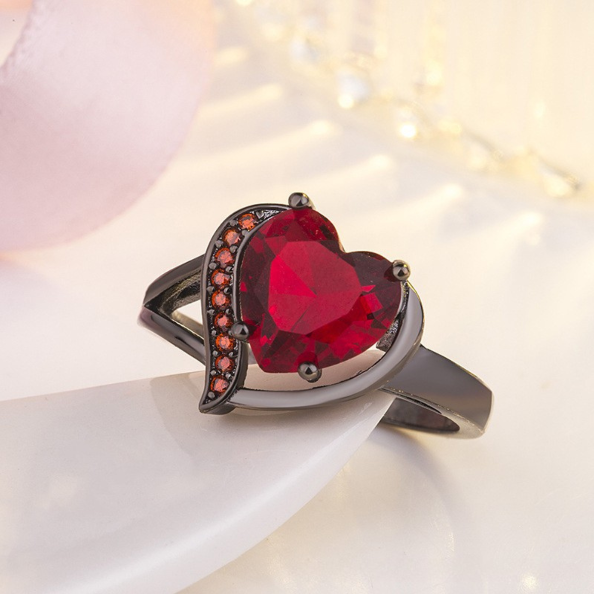 Calindra Rosethorne Ring | White Gold - Eliza-Warszawa