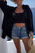 Casual Sequin Beaded Shirt - Eliza-Warszawa
