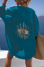 Casual Sequin Beaded Shirt - Eliza-Warszawa