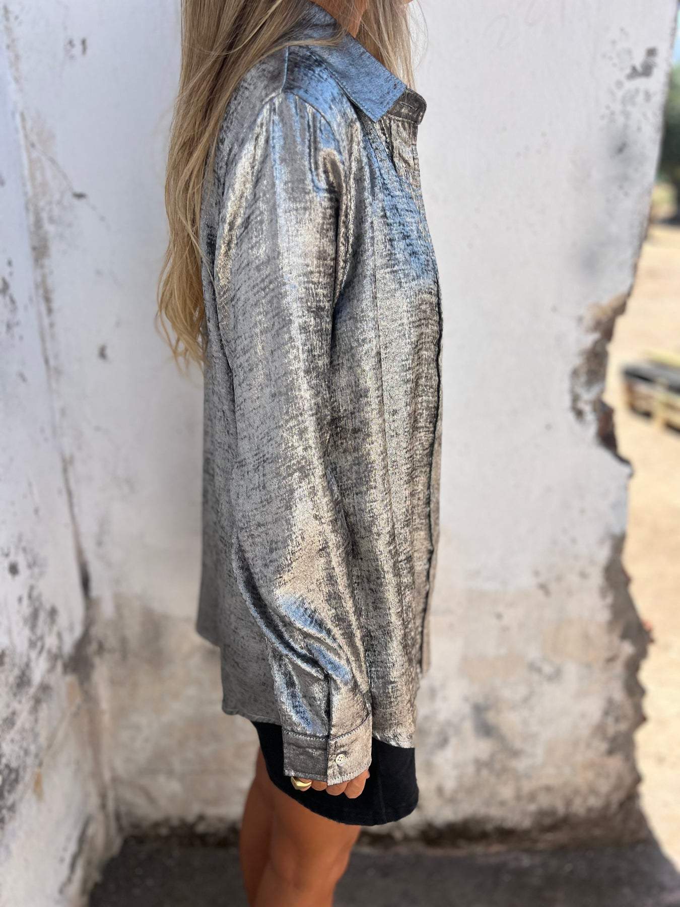 Casual Suede Fashionable Lapel Shirt - Eliza-Warszawa