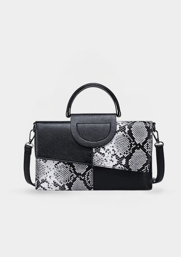 Celine™ - Elegant black handbag with a leather finish - Eliza-Warszawa