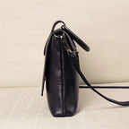 Celine™ - Elegant black handbag with a leather finish - Eliza-Warszawa