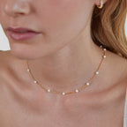 Chain Necklace with Pearls