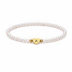 Chic A-Z Heart Initial Bracelet