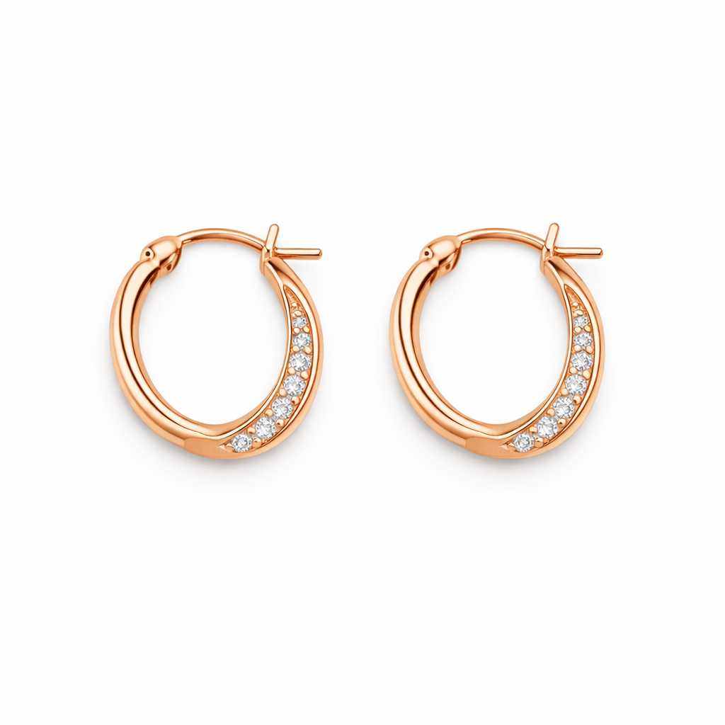Chic Golden Hoop Earrings