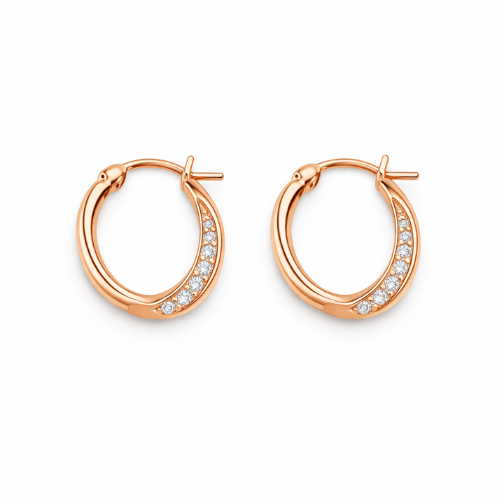 Chic Golden Hoop Earrings