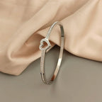 Chic Heart Symbol Charm Bangles - Eliza-Warszawa