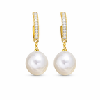 Chic Pearl & Zirconia Earrings