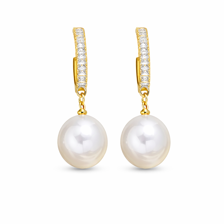 Chic Pearl & Zirconia Earrings