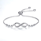 Chic Rose Gold Infinity Adjustable Bracelet - Eliza-Warszawa