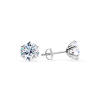 Chic White Gold Tera Earrings - Eliza-Warszawa