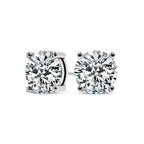 Chic White Gold Tera Earrings - Eliza-Warszawa