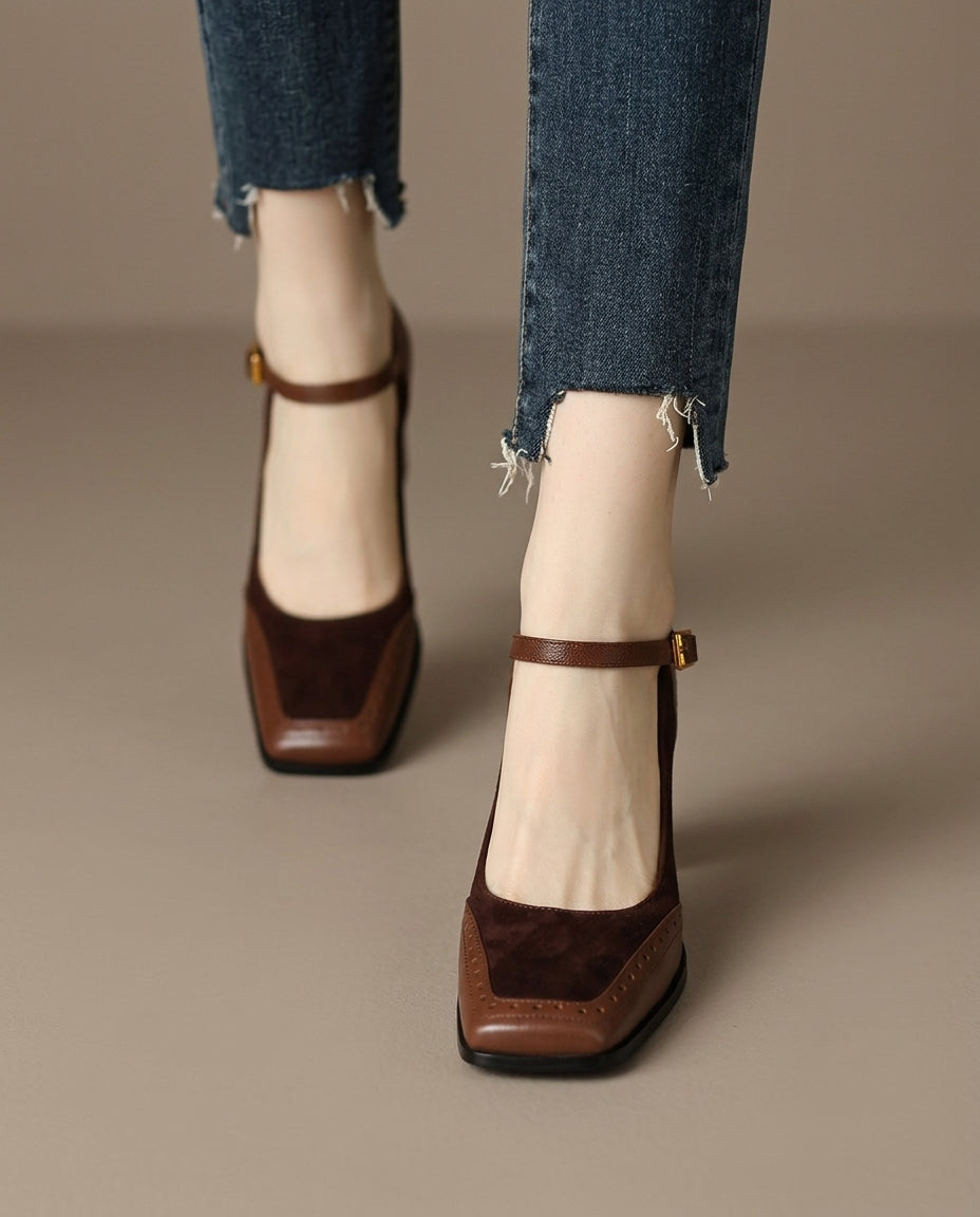 Chloe Block Heels - Eliza-Warszawa